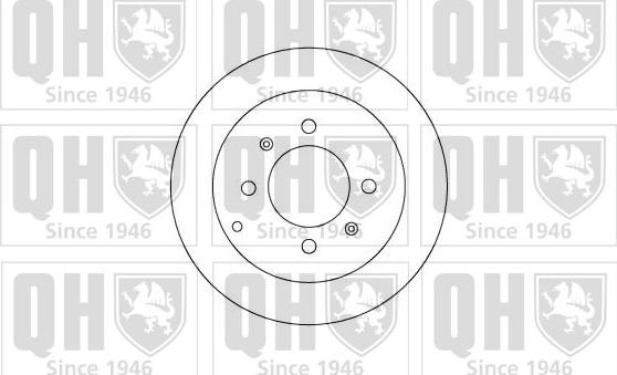 Quinton Hazell BDC5202 - Bremžu diski www.autospares.lv