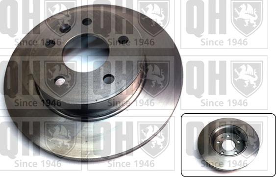 Quinton Hazell BDC5218 - Brake Disc www.autospares.lv