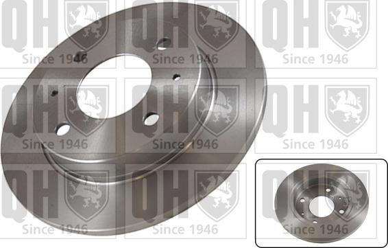 Quinton Hazell BDC5746 - Brake Disc www.autospares.lv