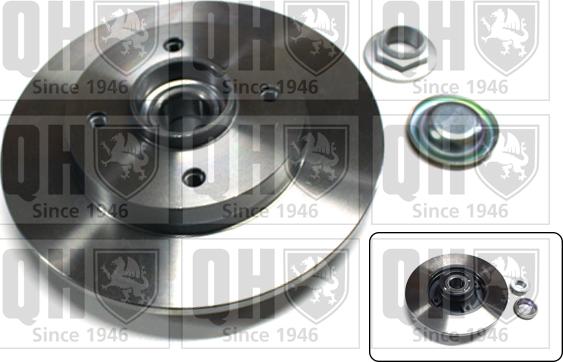 Quinton Hazell BDC5771 - Brake Disc www.autospares.lv