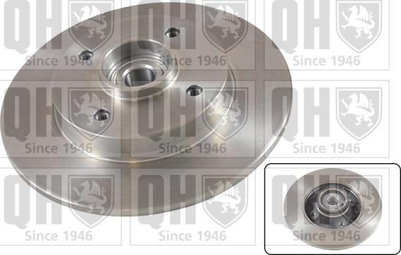 Quinton Hazell BDC5772 - Brake Disc www.autospares.lv