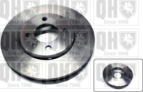 Quinton Hazell BDC6027 - Brake Disc www.autospares.lv