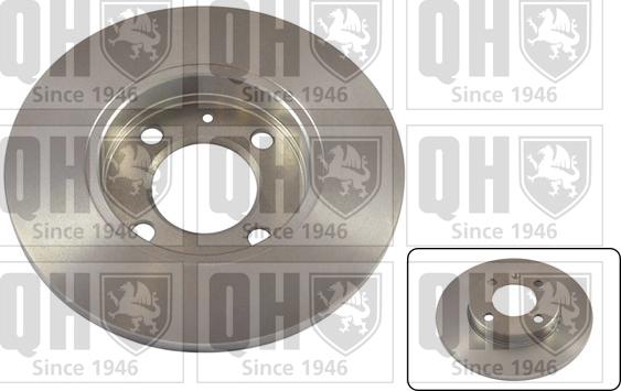 Quinton Hazell BDC1046 - Тормозной диск www.autospares.lv