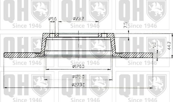 Quinton Hazell BDC1006 - Bremžu diski autospares.lv