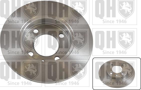 Quinton Hazell BDC1010 - Brake Disc www.autospares.lv