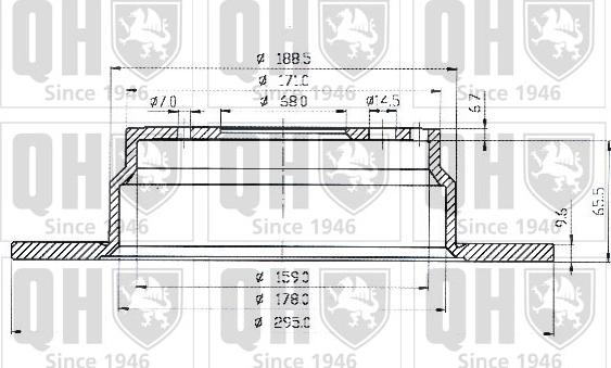 Quinton Hazell BDC3914 - Bremžu diski www.autospares.lv