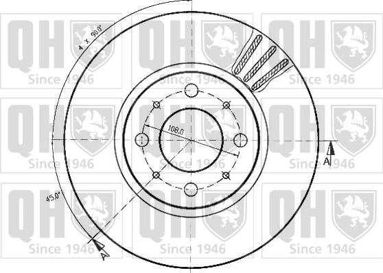 Quinton Hazell BDC3915 - Bremžu diski www.autospares.lv