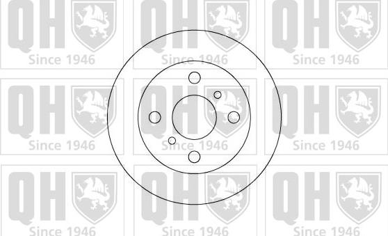 Quinton Hazell BDC3559 - Bremžu diski www.autospares.lv