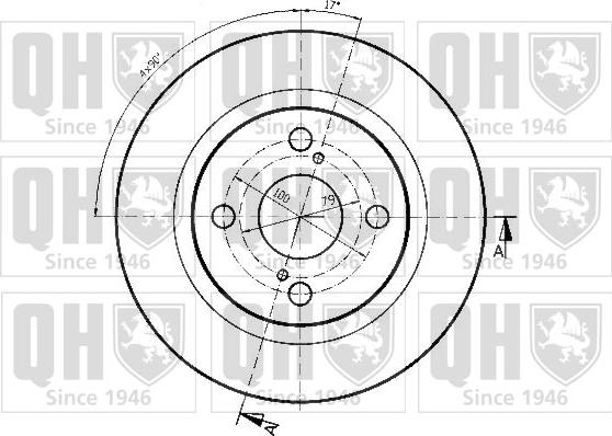 Quinton Hazell BDC3699 - Bremžu diski www.autospares.lv