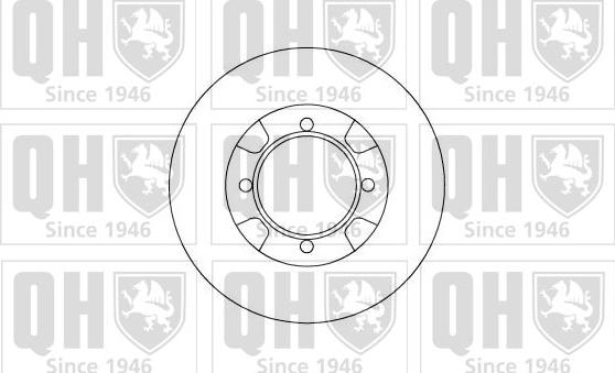 Quinton Hazell BDC3655 - Bremžu diski www.autospares.lv