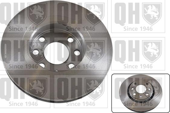 Quinton Hazell BDC3680 - Brake Disc www.autospares.lv