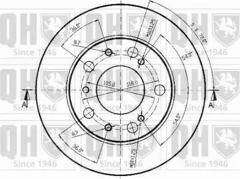 Quinton Hazell BDC3195 - Bremžu diski www.autospares.lv