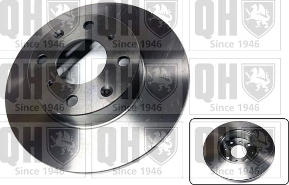 Quinton Hazell BDC3801 - Brake Disc www.autospares.lv