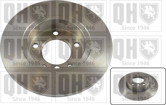 Quinton Hazell BDC3803 - Тормозной диск www.autospares.lv