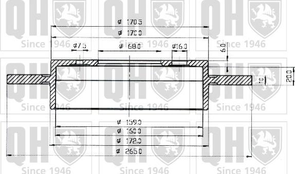 Quinton Hazell BDC3836 - Bremžu diski www.autospares.lv