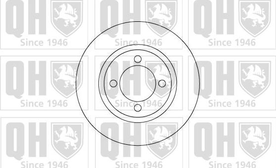 Quinton Hazell BDC3346 - Bremžu diski www.autospares.lv