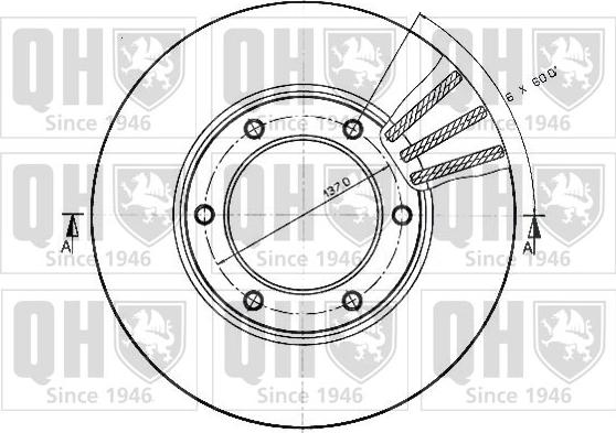 Quinton Hazell BDC3358 - Bremžu diski www.autospares.lv