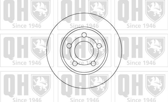 Quinton Hazell BDC3316 - Bremžu diski autospares.lv