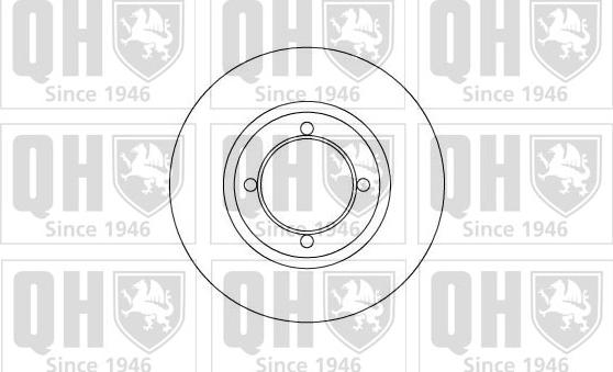 Quinton Hazell BDC3381 - Bremžu diski autospares.lv