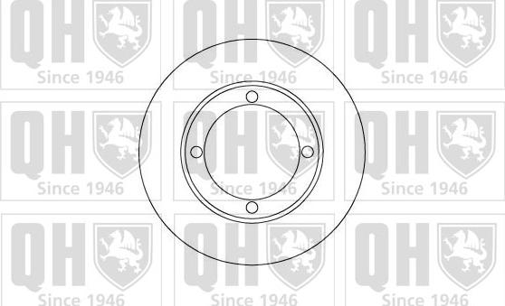 Quinton Hazell BDC3268 - Bremžu diski www.autospares.lv