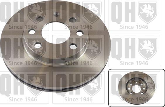 Quinton Hazell BDC3205 - Brake Disc www.autospares.lv