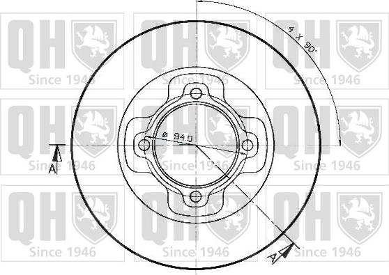 Quinton Hazell BDC3217 - Bremžu diski www.autospares.lv