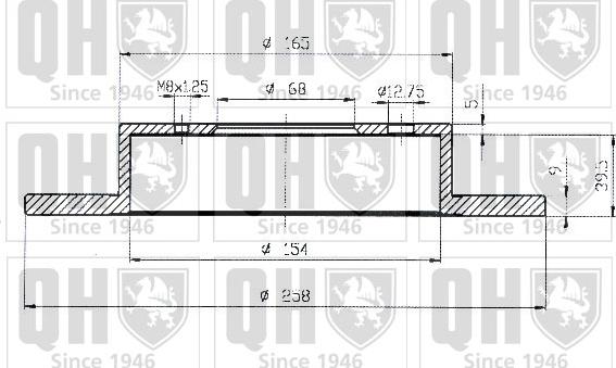 Quinton Hazell BDC3790 - Bremžu diski www.autospares.lv