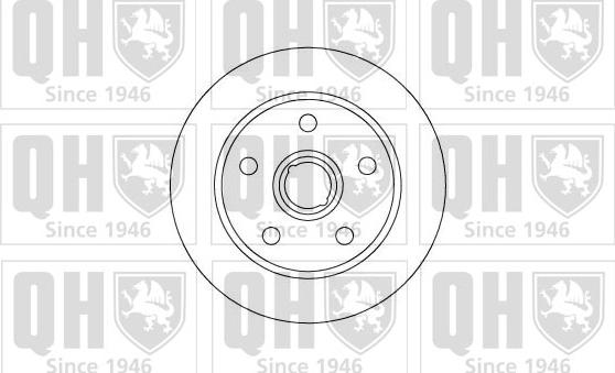 Quinton Hazell BDC3764 - Bremžu diski www.autospares.lv