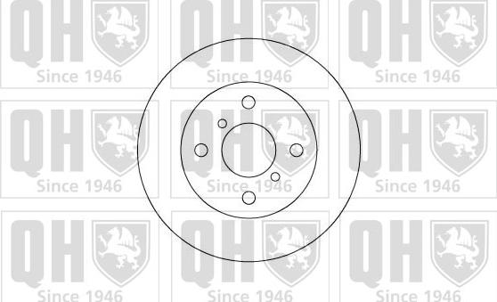 Quinton Hazell BDC3700 - Bremžu diski www.autospares.lv