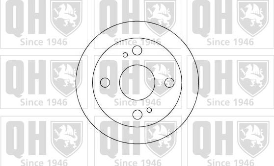 Quinton Hazell BDC3702 - Bremžu diski www.autospares.lv