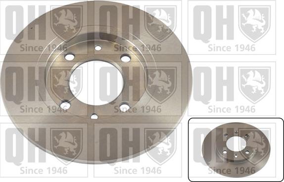 Quinton Hazell BDC3786 - Тормозной диск www.autospares.lv