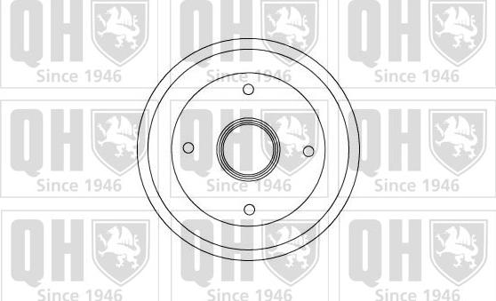 Quinton Hazell BDR501 - Bremžu trumulis www.autospares.lv