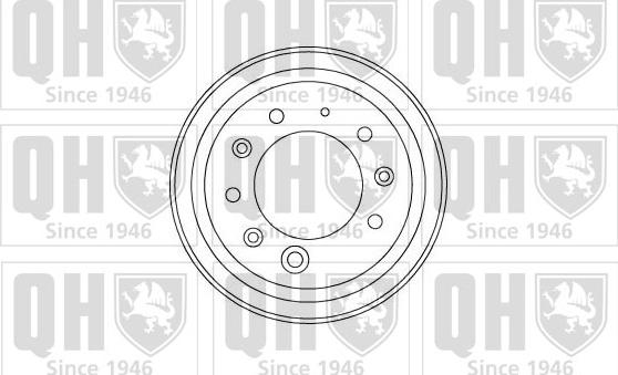 Quinton Hazell BDR106 - Bremžu trumulis autospares.lv