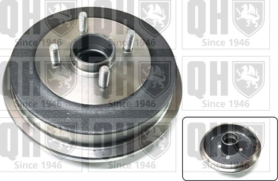 Quinton Hazell BDR111 - Тормозной барабан www.autospares.lv