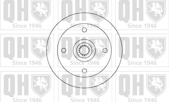 Quinton Hazell BDR241 - Bremžu trumulis www.autospares.lv