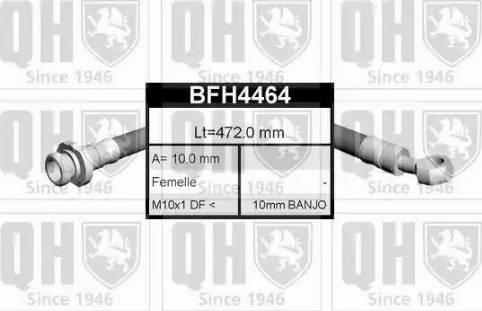 Quinton Hazell BFH4464 - Bremžu šļūtene www.autospares.lv