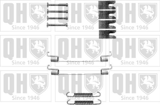 Quinton Hazell BFK462 - Piederumu komplekts, Bremžu loki www.autospares.lv