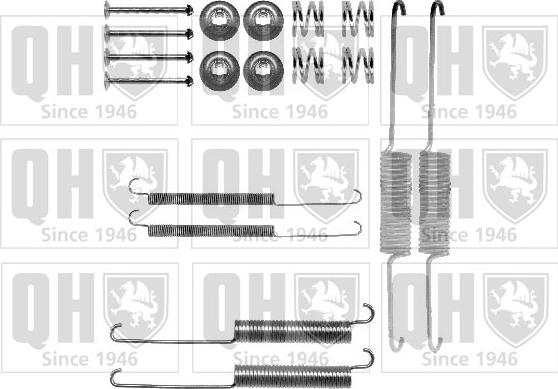 Quinton Hazell BFK404 - Piederumu komplekts, Bremžu loki www.autospares.lv