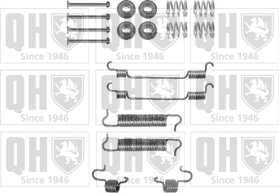 Quinton Hazell BFK427 - Piederumu komplekts, Bremžu loki www.autospares.lv