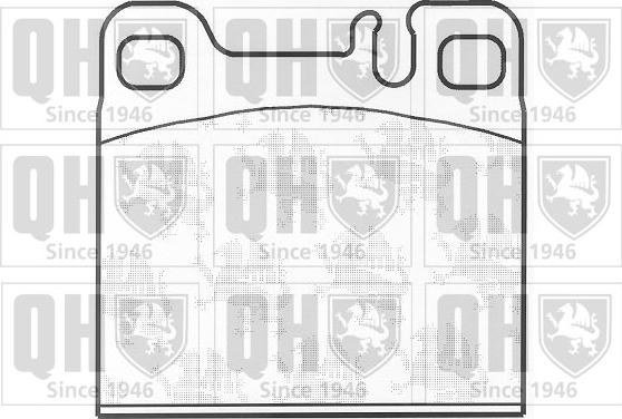 Quinton Hazell BP994 - Bremžu uzliku kompl., Disku bremzes www.autospares.lv