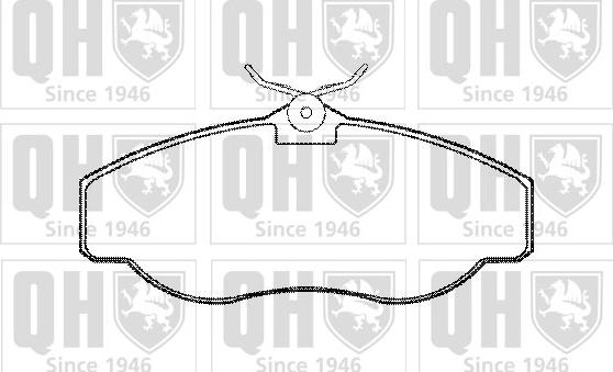 Quinton Hazell BP959 - Bremžu uzliku kompl., Disku bremzes www.autospares.lv