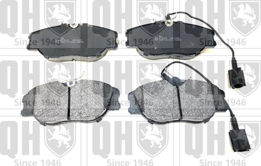 Quinton Hazell BP969 - Brake Pad Set, disc brake www.autospares.lv