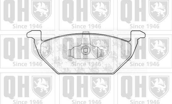 Quinton Hazell BP967 - Bremžu uzliku kompl., Disku bremzes www.autospares.lv