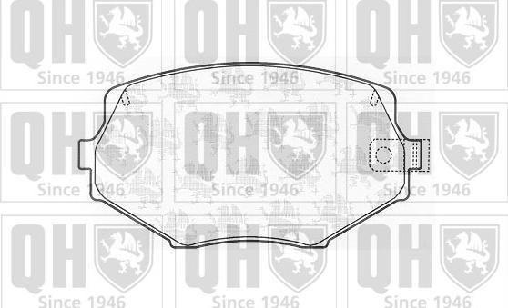 Quinton Hazell BP906 - Bremžu uzliku kompl., Disku bremzes www.autospares.lv