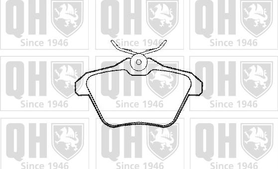 Quinton Hazell BP901 - Тормозные колодки, дисковые, комплект www.autospares.lv