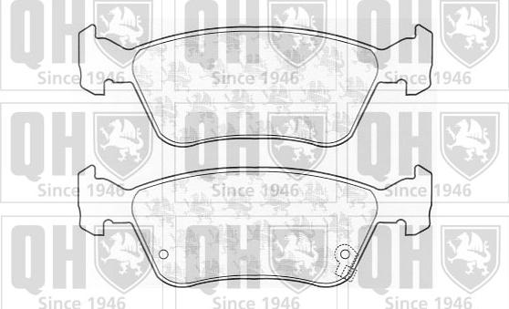 Quinton Hazell BP986 - Bremžu uzliku kompl., Disku bremzes www.autospares.lv