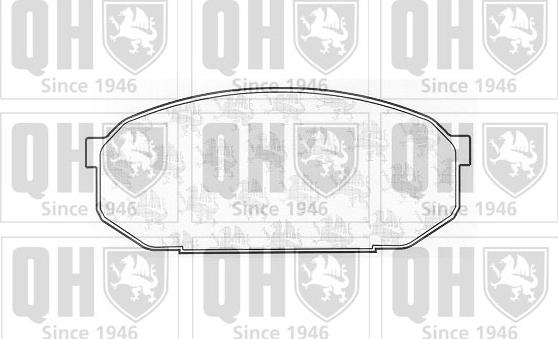 Quinton Hazell BP933 - Bremžu uzliku kompl., Disku bremzes www.autospares.lv