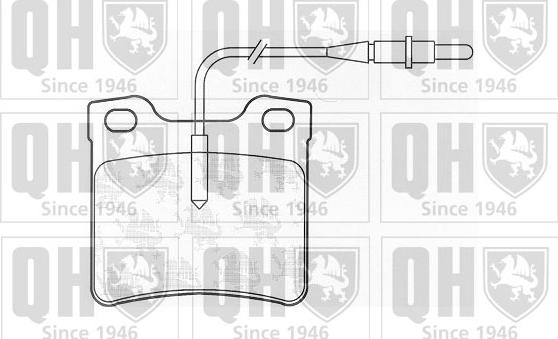 Quinton Hazell BP929 - Bremžu uzliku kompl., Disku bremzes www.autospares.lv