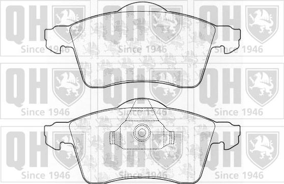 Quinton Hazell BP974 - Bremžu uzliku kompl., Disku bremzes www.autospares.lv