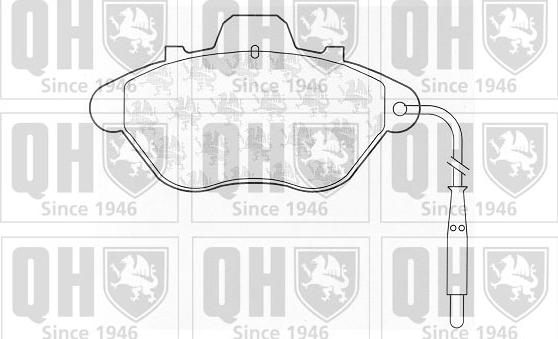 Quinton Hazell BP453 - Bremžu uzliku kompl., Disku bremzes www.autospares.lv